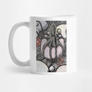 Octopus on sea floor Mug